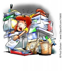 70805-royalty-free-rf-clipart-illustration-of-a-woman-reaching-over-her-messy-desk-to-grab-a-paper_full
